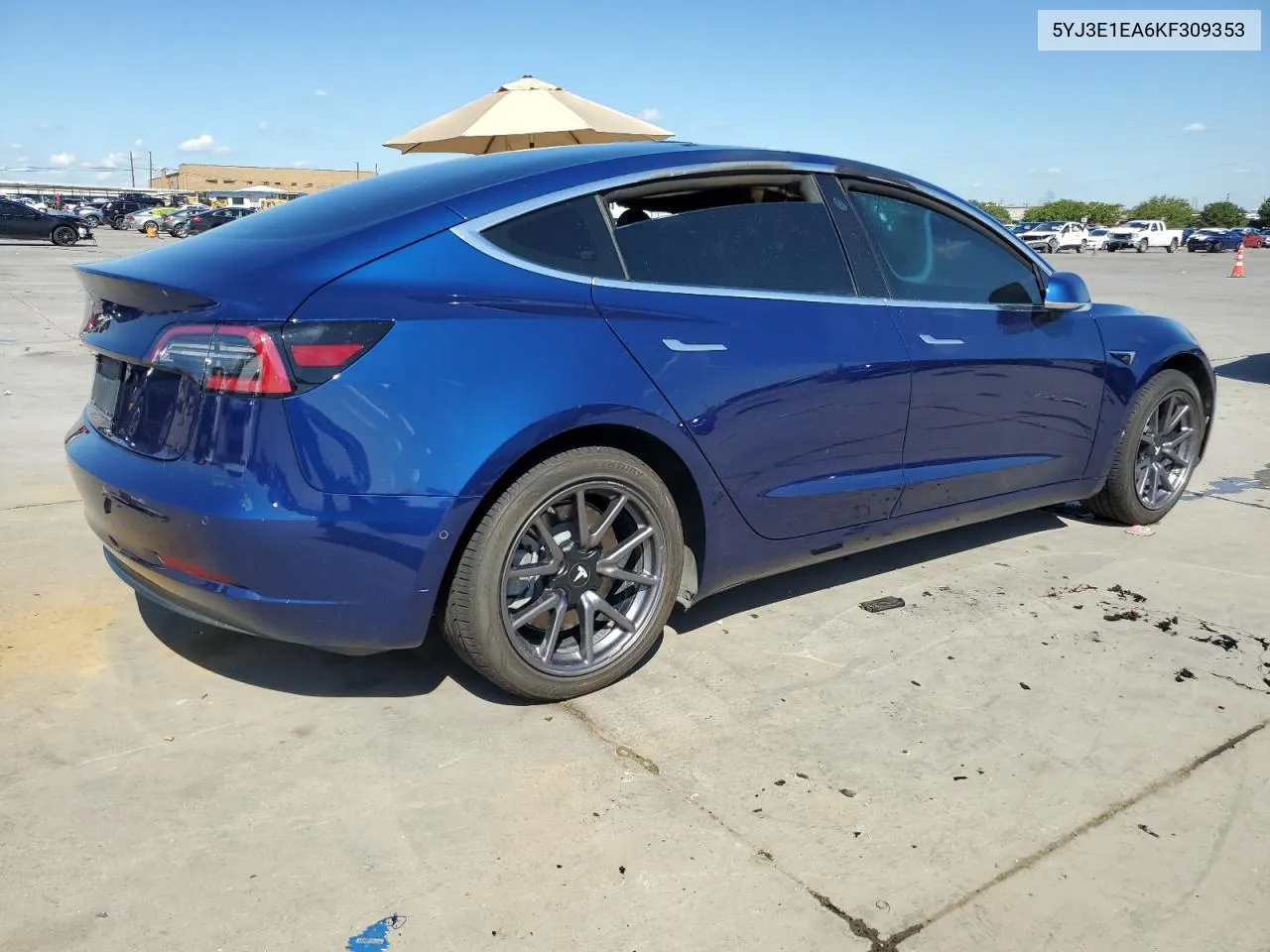 2019 Tesla Model 3 VIN: 5YJ3E1EA6KF309353 Lot: 69079884