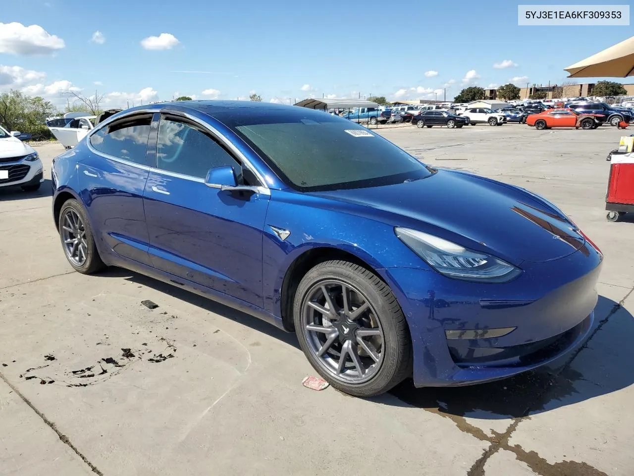 2019 Tesla Model 3 VIN: 5YJ3E1EA6KF309353 Lot: 69079884