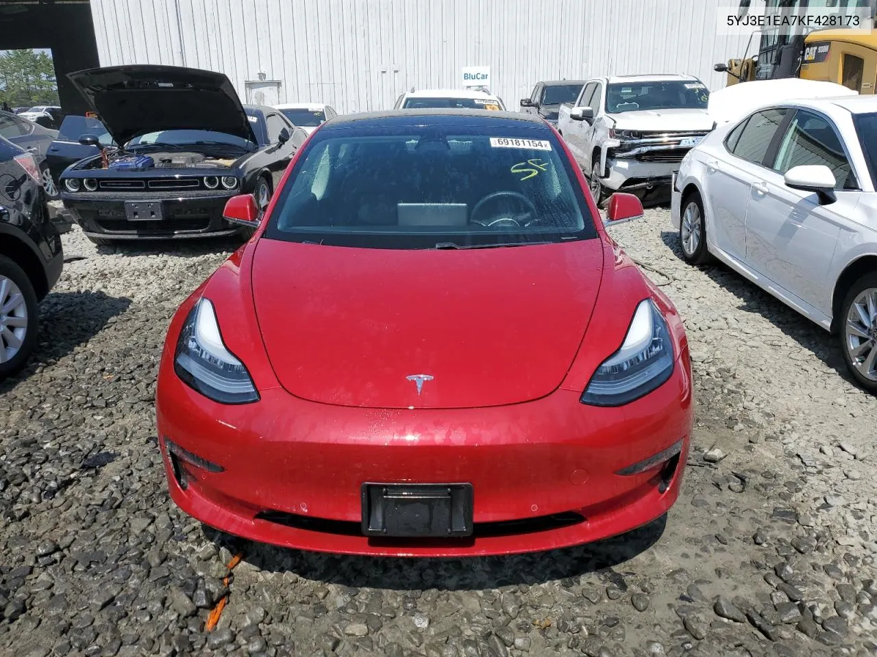 2019 Tesla Model 3 VIN: 5YJ3E1EA7KF428173 Lot: 69181154