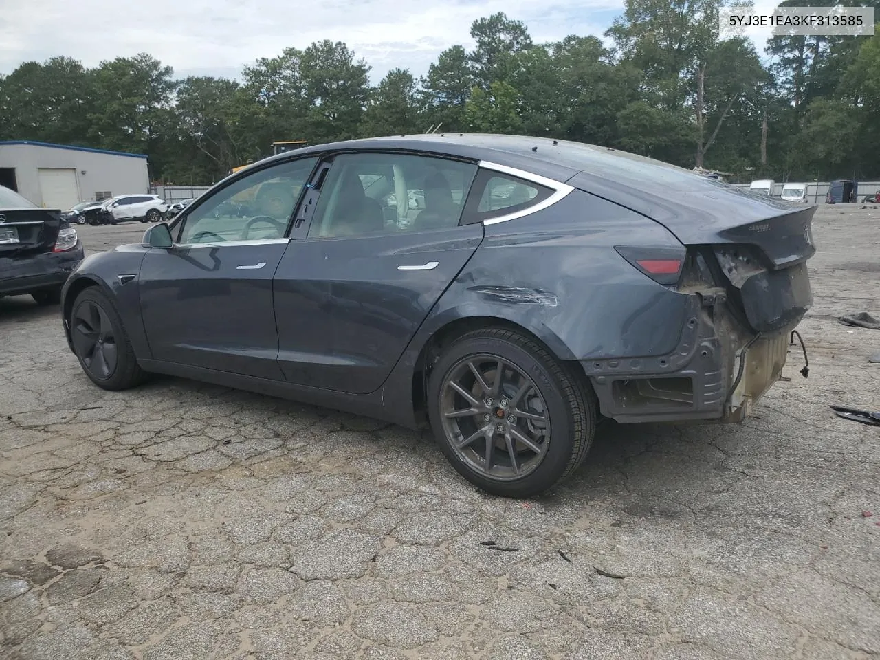 2019 Tesla Model 3 VIN: 5YJ3E1EA3KF313585 Lot: 69482764