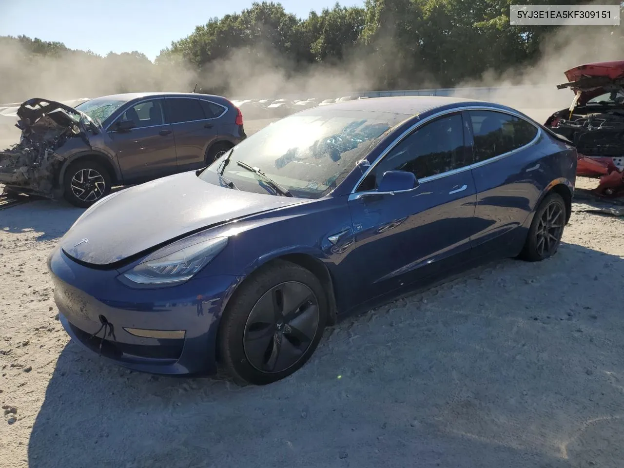 5YJ3E1EA5KF309151 2019 Tesla Model 3