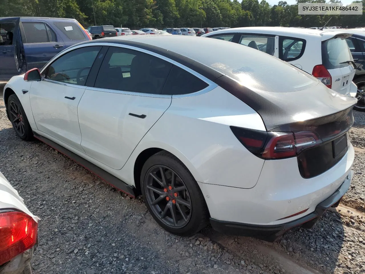 5YJ3E1EA1KF486442 2019 Tesla Model 3