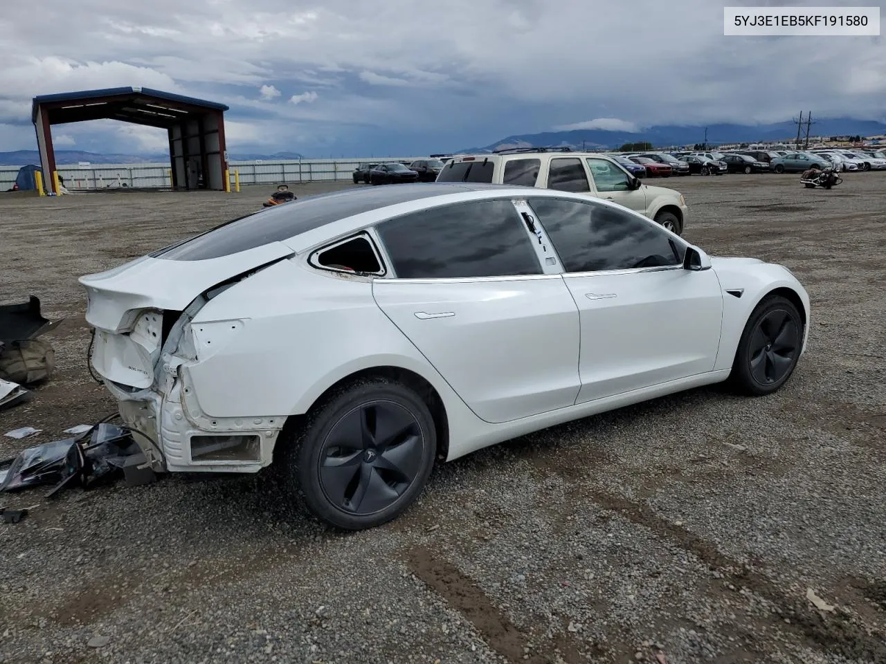 2019 Tesla Model 3 VIN: 5YJ3E1EB5KF191580 Lot: 69823594