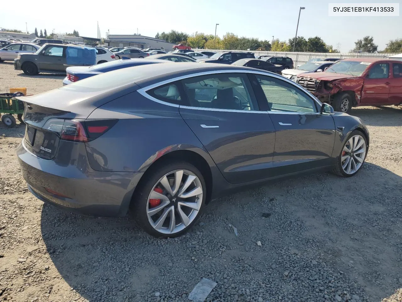 5YJ3E1EB1KF413533 2019 Tesla Model 3