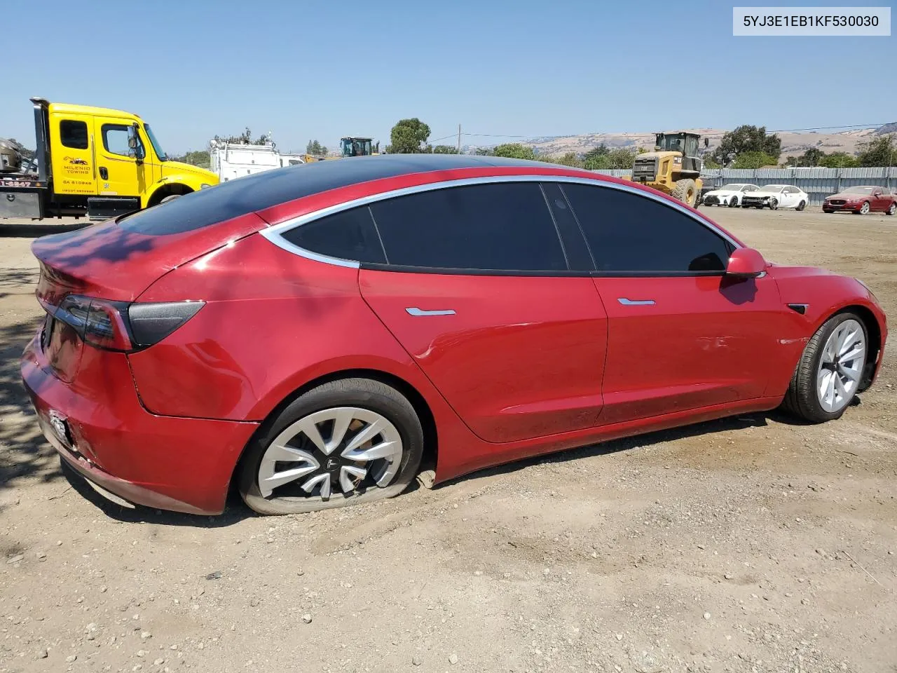 2019 Tesla Model 3 VIN: 5YJ3E1EB1KF530030 Lot: 70282264