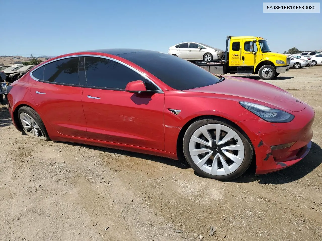 2019 Tesla Model 3 VIN: 5YJ3E1EB1KF530030 Lot: 70282264