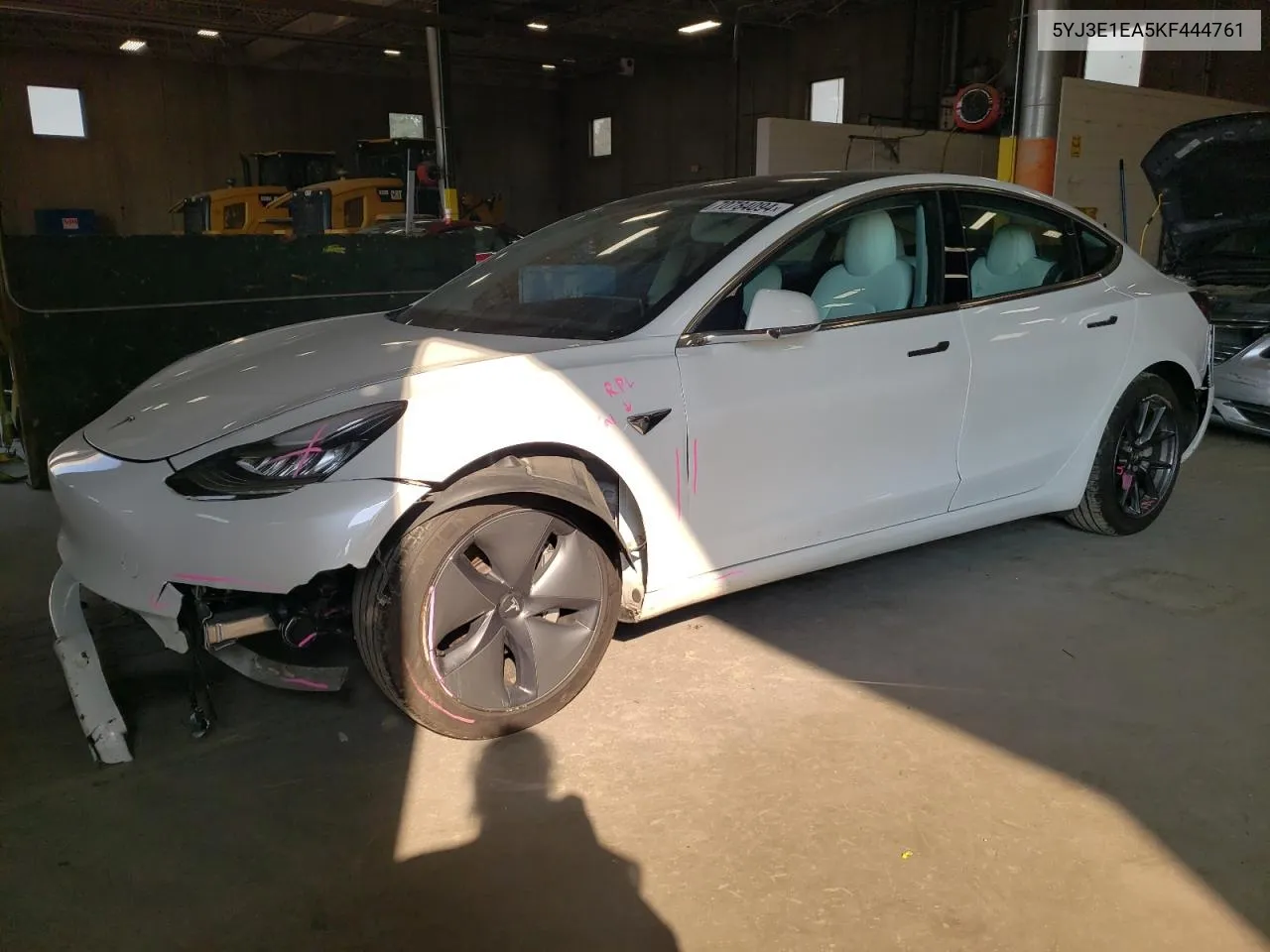 2019 Tesla Model 3 VIN: 5YJ3E1EA5KF444761 Lot: 70784094