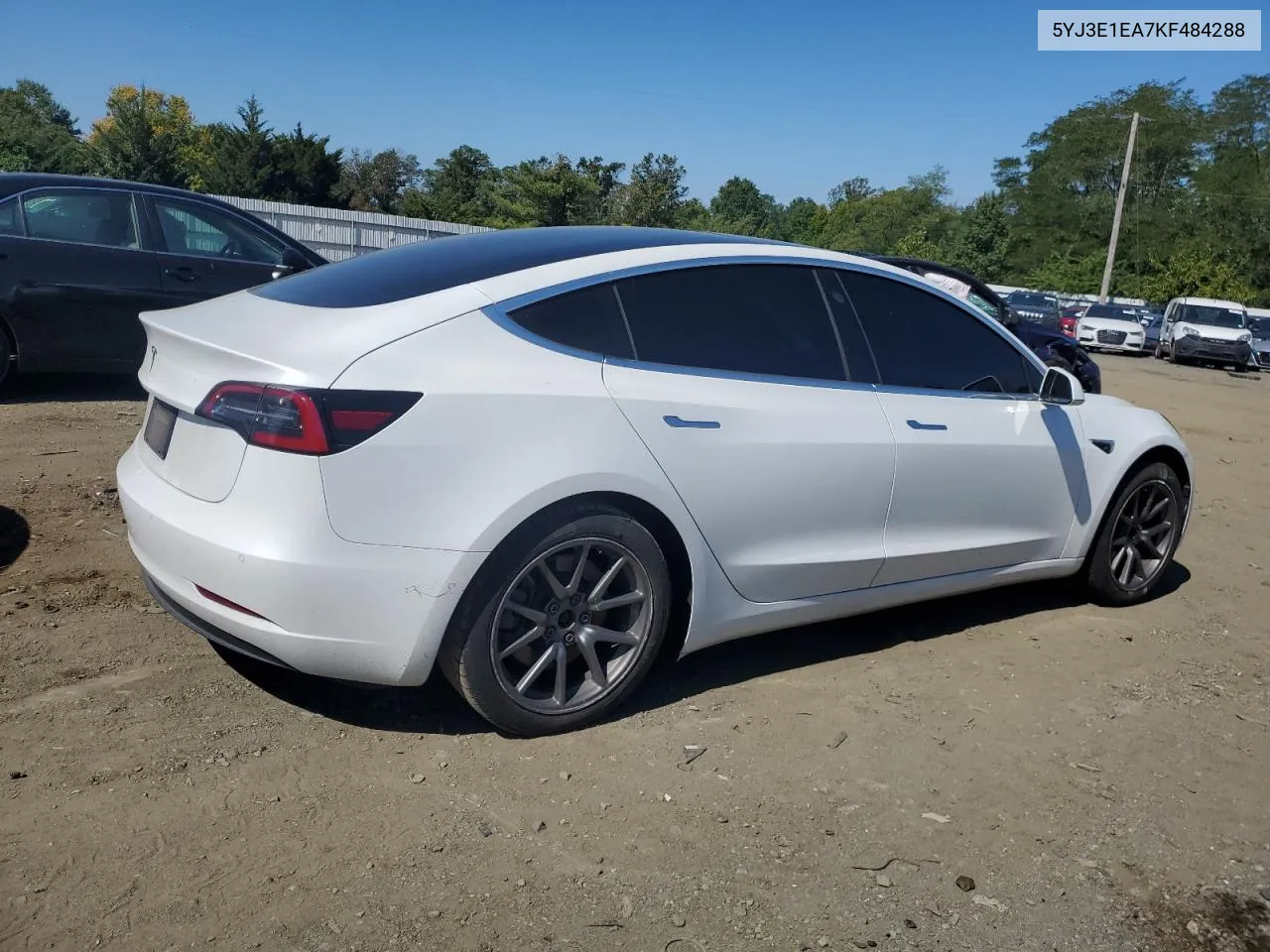 2019 Tesla Model 3 VIN: 5YJ3E1EA7KF484288 Lot: 70791404