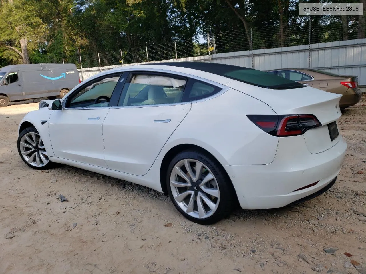 5YJ3E1EB8KF392308 2019 Tesla Model 3