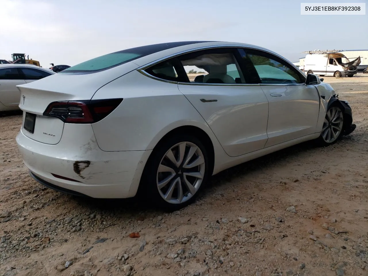 5YJ3E1EB8KF392308 2019 Tesla Model 3