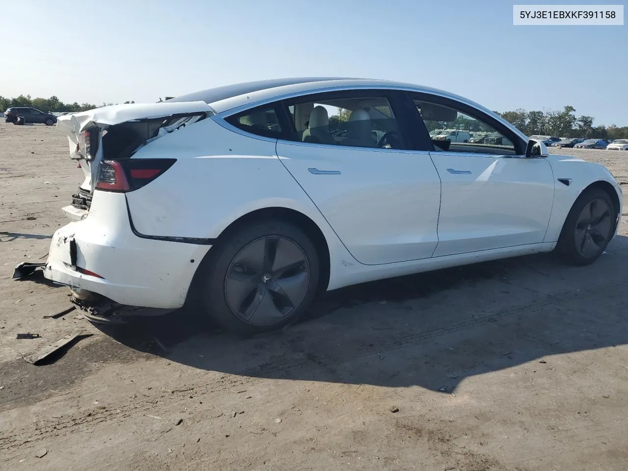 2019 Tesla Model 3 VIN: 5YJ3E1EBXKF391158 Lot: 70891264