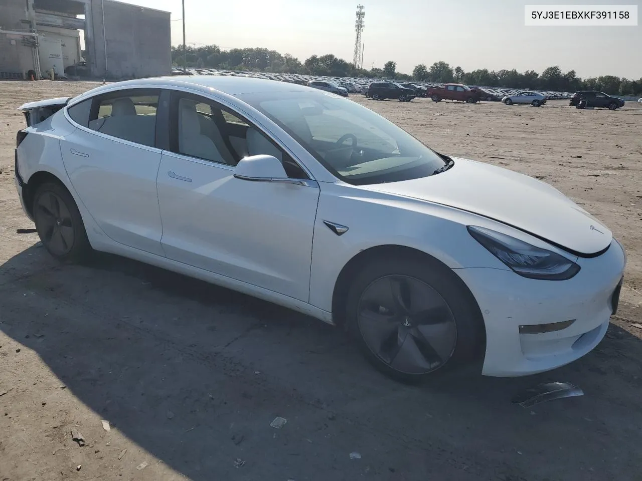 2019 Tesla Model 3 VIN: 5YJ3E1EBXKF391158 Lot: 70891264