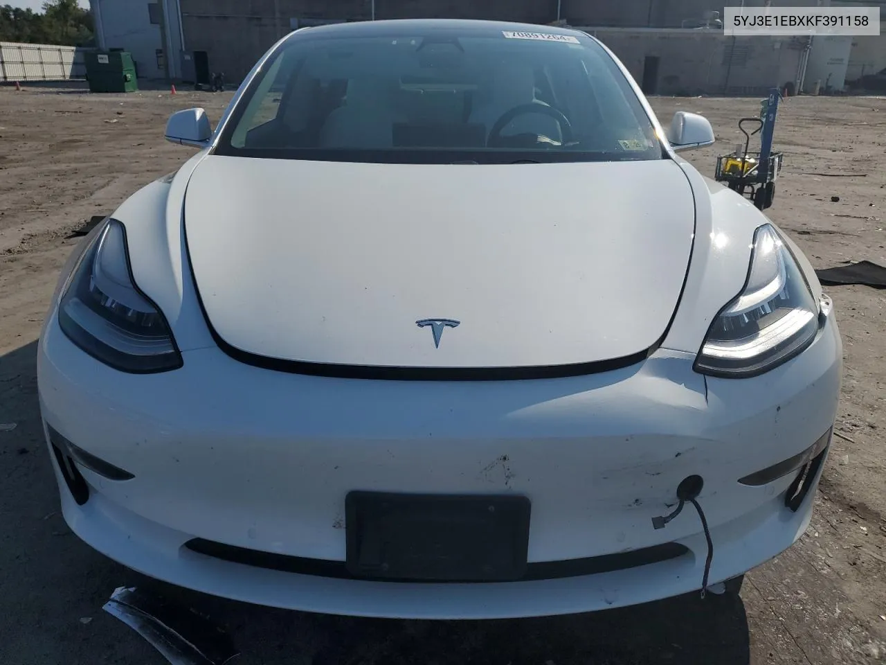 2019 Tesla Model 3 VIN: 5YJ3E1EBXKF391158 Lot: 70891264