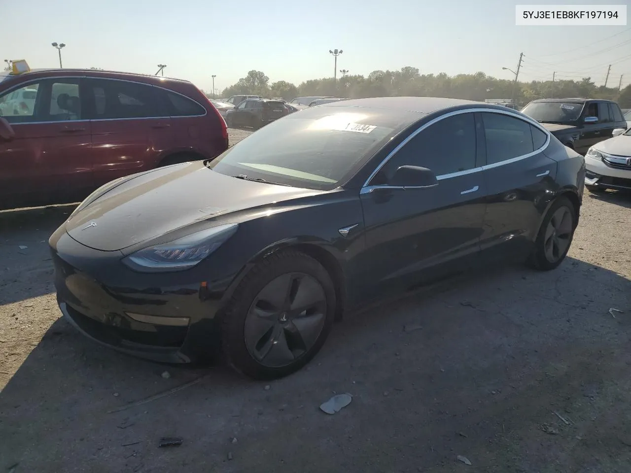 2019 Tesla Model 3 VIN: 5YJ3E1EB8KF197194 Lot: 71040234