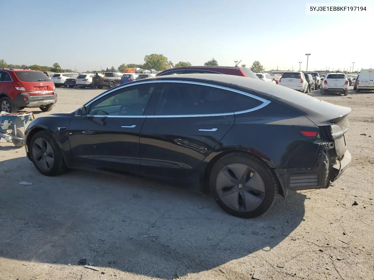 2019 Tesla Model 3 VIN: 5YJ3E1EB8KF197194 Lot: 71040234