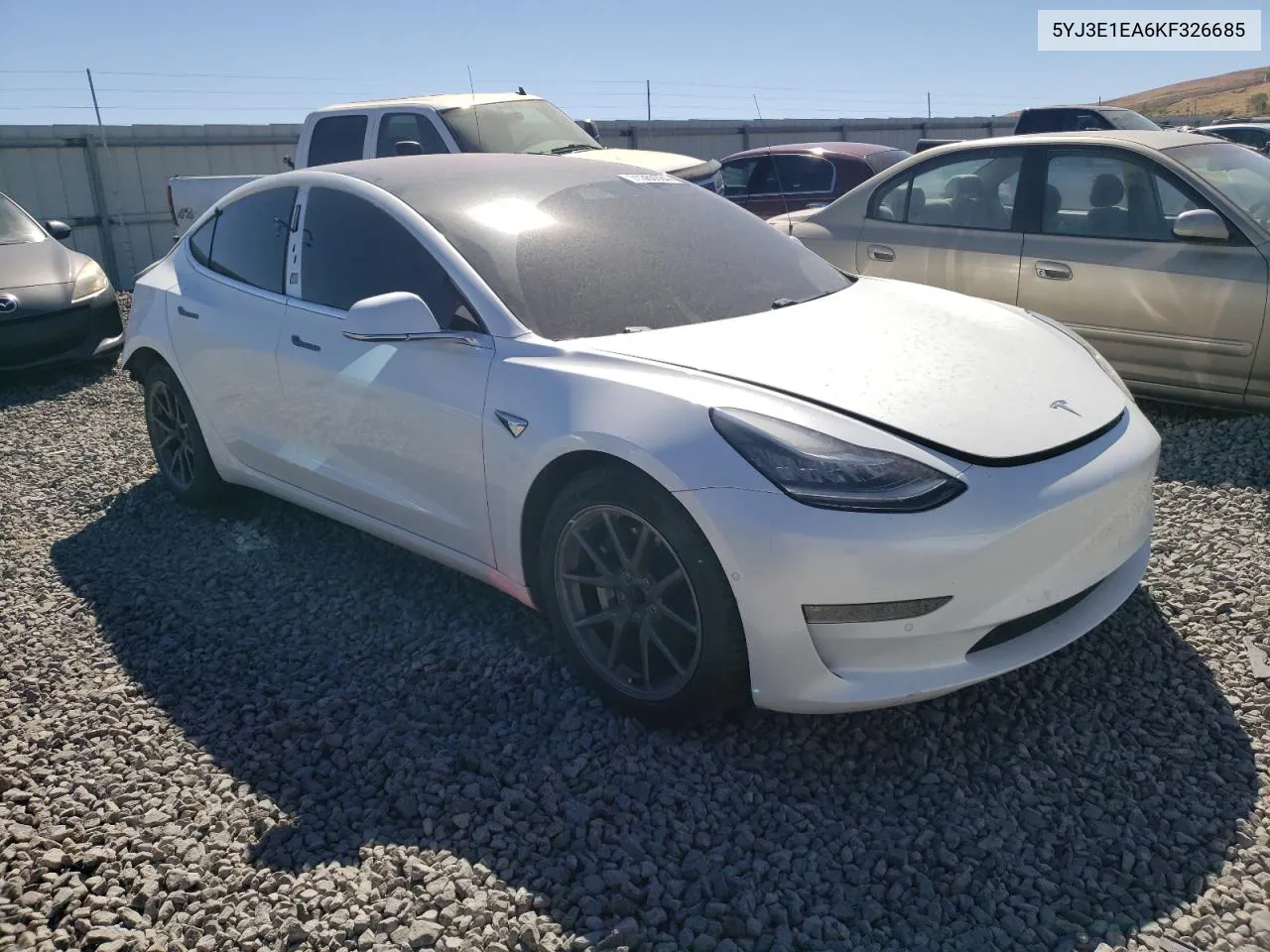 2019 Tesla Model 3 VIN: 5YJ3E1EA6KF326685 Lot: 71360084