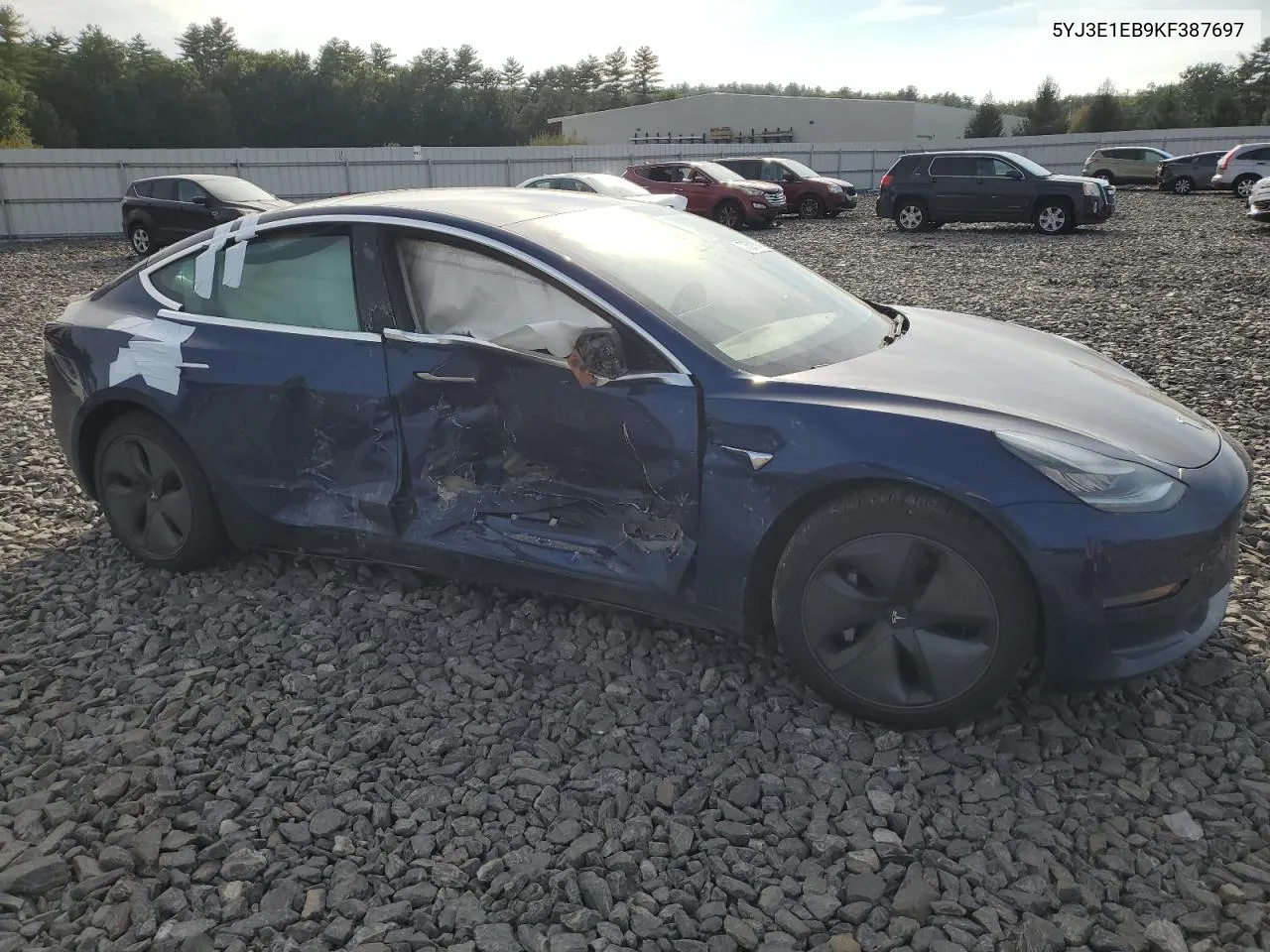 2019 Tesla Model 3 VIN: 5YJ3E1EB9KF387697 Lot: 71521884