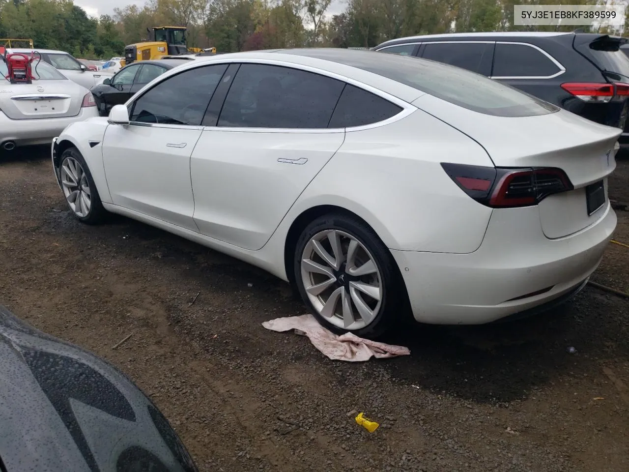 5YJ3E1EB8KF389599 2019 Tesla Model 3