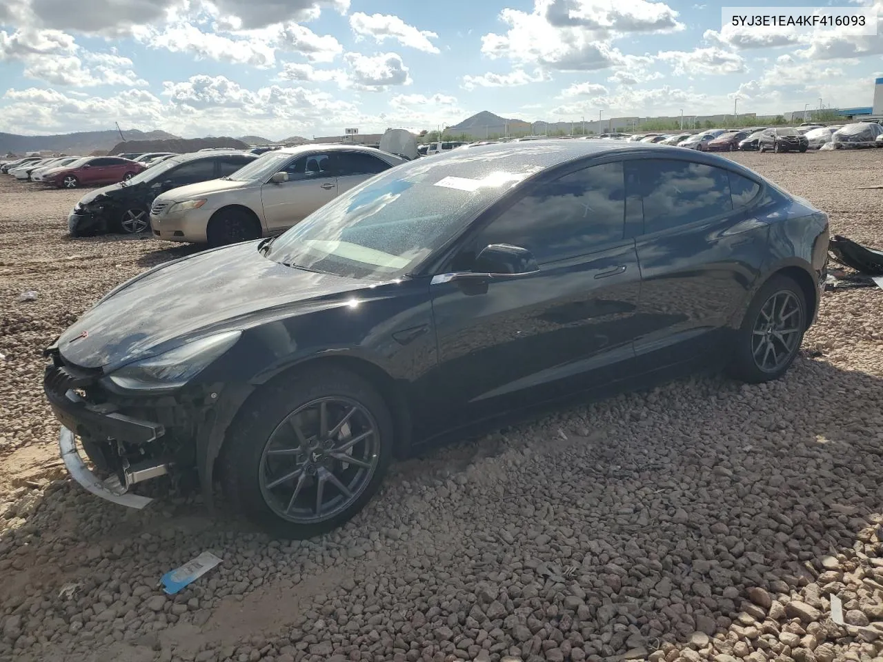 5YJ3E1EA4KF416093 2019 Tesla Model 3