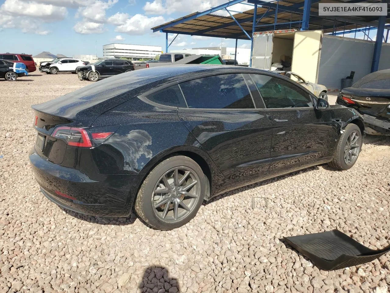 2019 Tesla Model 3 VIN: 5YJ3E1EA4KF416093 Lot: 71631094