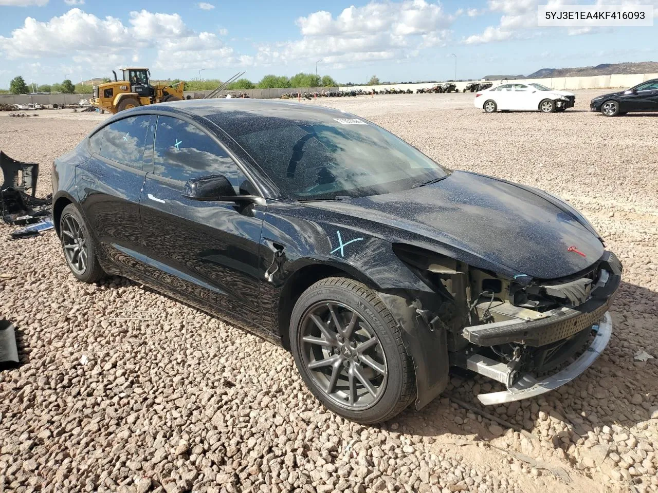 5YJ3E1EA4KF416093 2019 Tesla Model 3