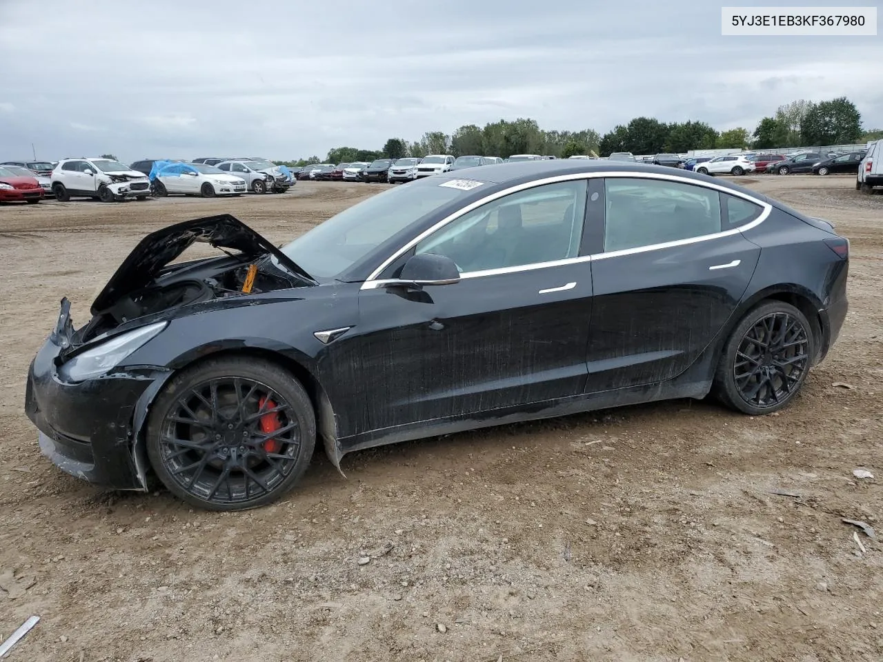 5YJ3E1EB3KF367980 2019 Tesla Model 3