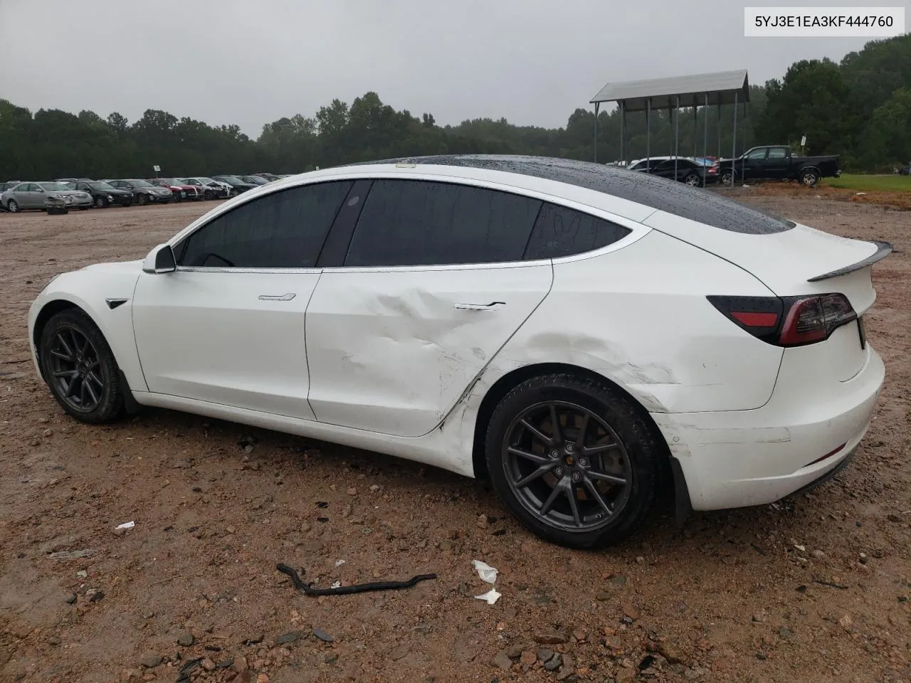 2019 Tesla Model 3 VIN: 5YJ3E1EA3KF444760 Lot: 72132744