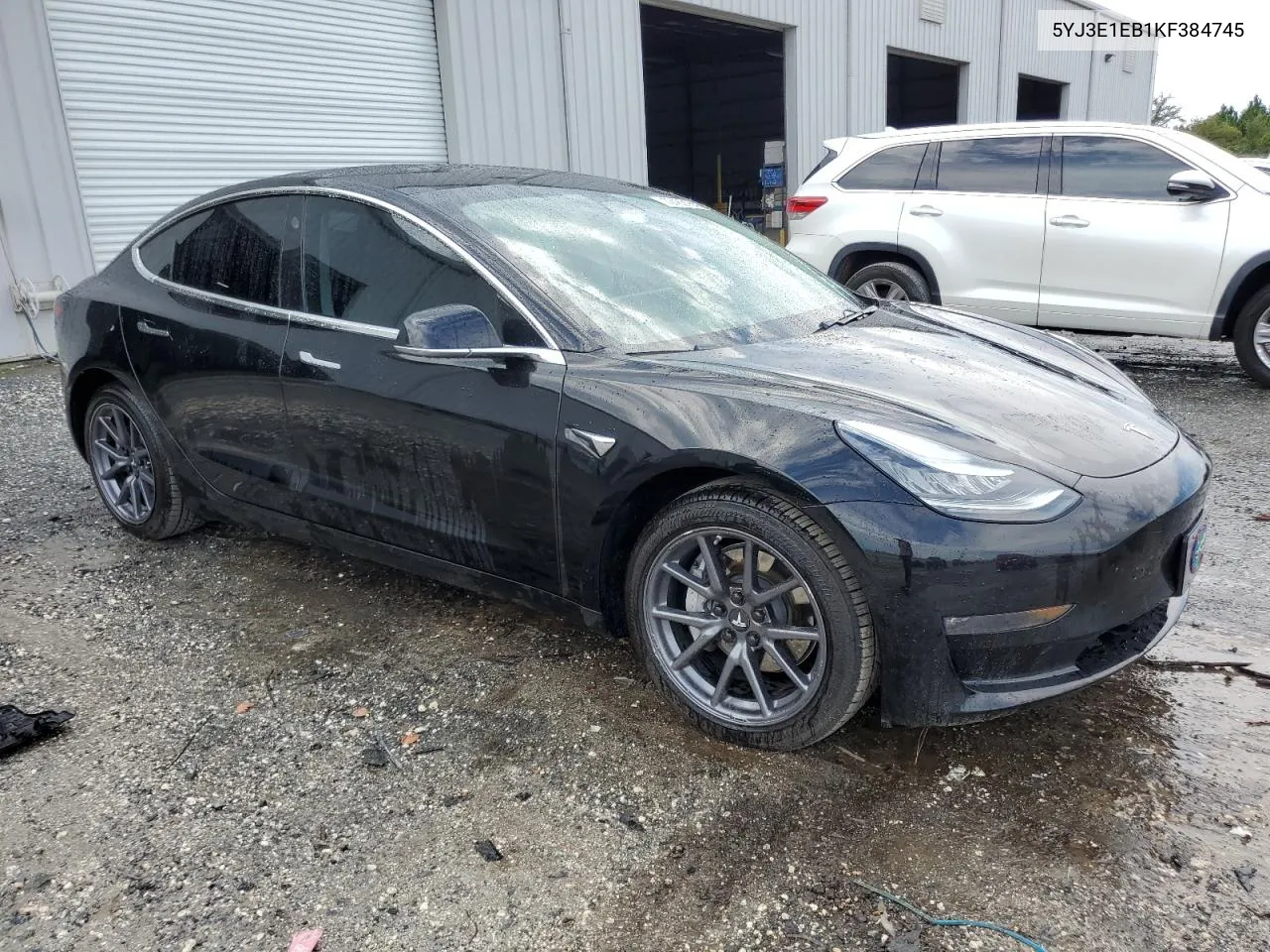 2019 Tesla Model 3 VIN: 5YJ3E1EB1KF384745 Lot: 72182164