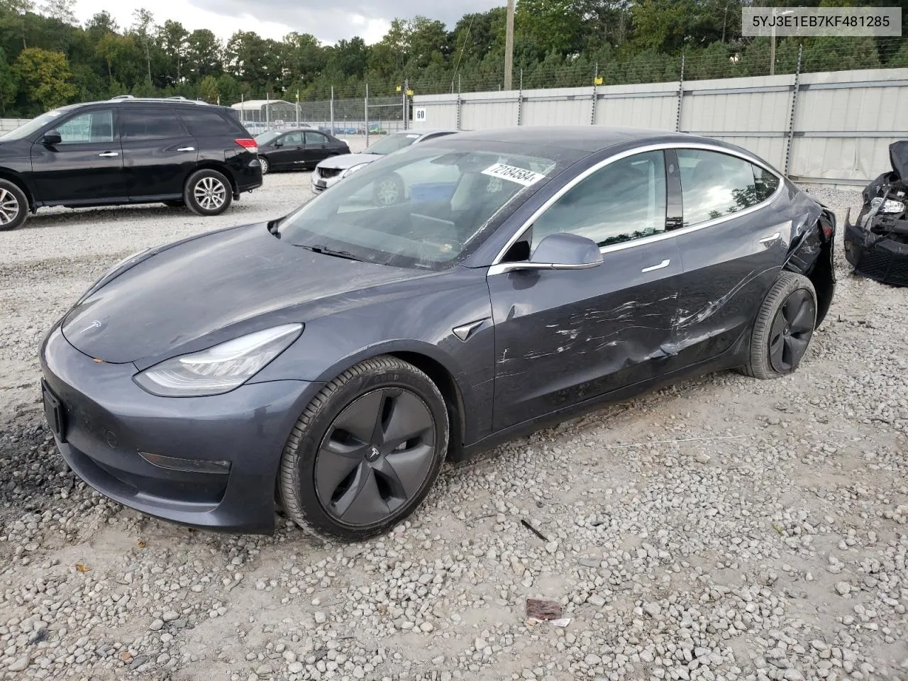 5YJ3E1EB7KF481285 2019 Tesla Model 3