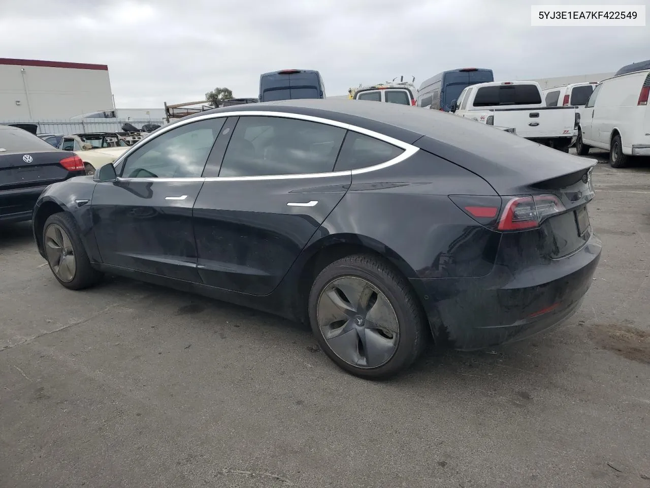 2019 Tesla Model 3 VIN: 5YJ3E1EA7KF422549 Lot: 72436004