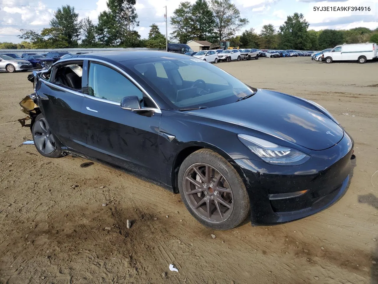 2019 Tesla Model 3 VIN: 5YJ3E1EA9KF394916 Lot: 72475294