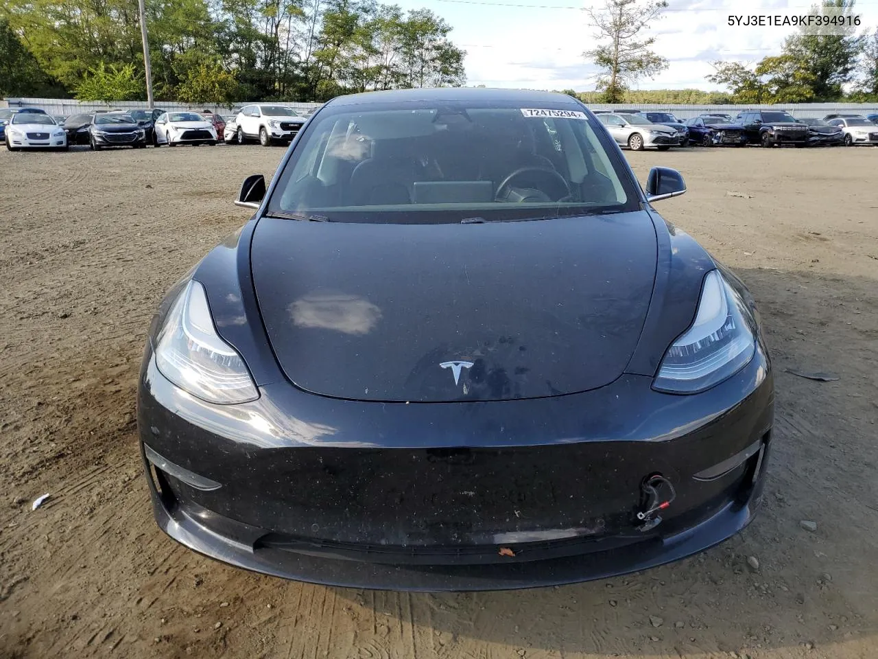 5YJ3E1EA9KF394916 2019 Tesla Model 3