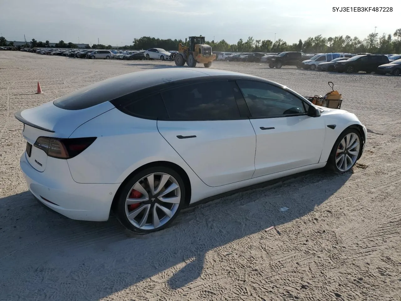 2019 Tesla Model 3 VIN: 5YJ3E1EB3KF487228 Lot: 72616604