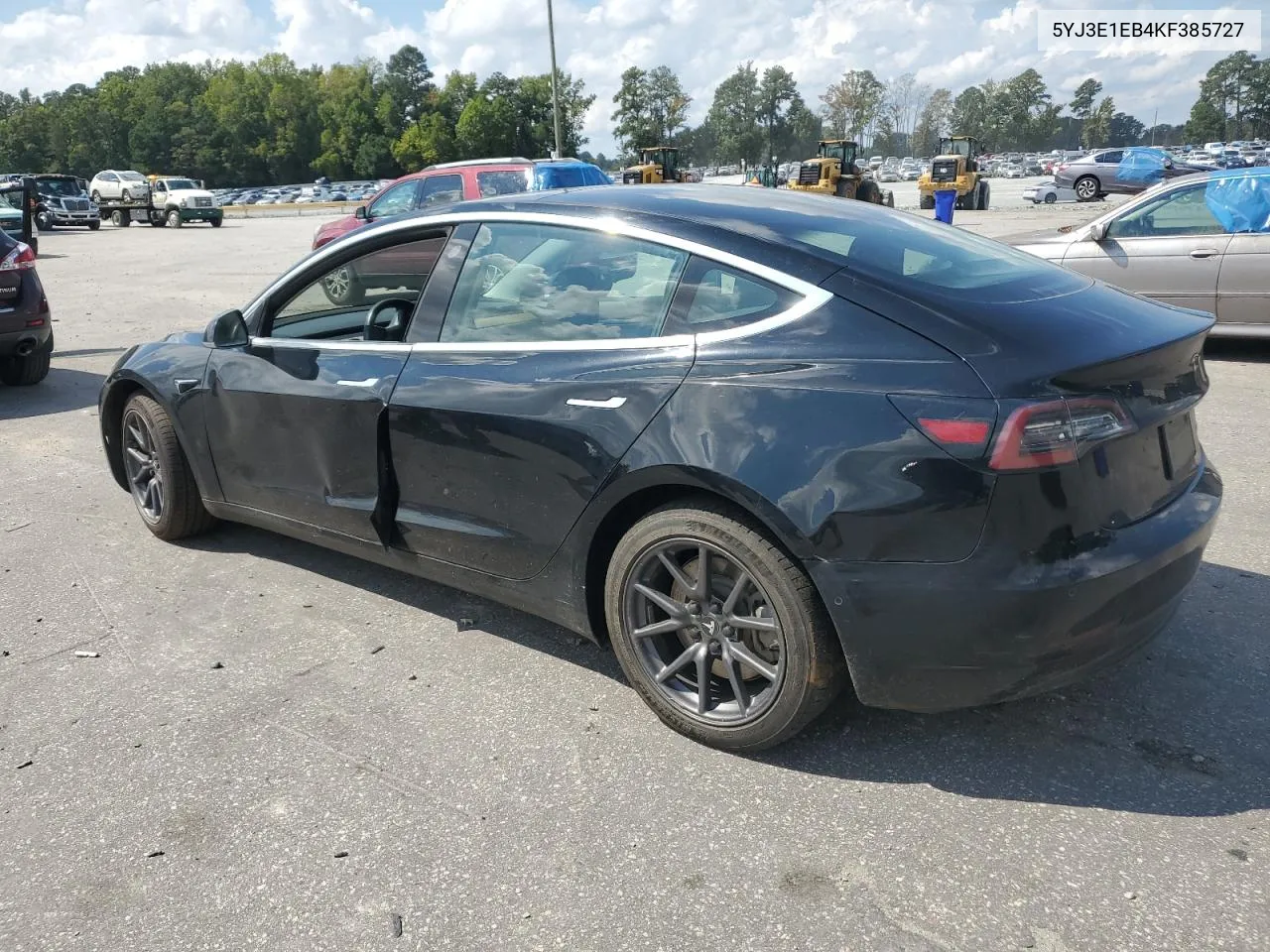 2019 Tesla Model 3 VIN: 5YJ3E1EB4KF385727 Lot: 72675504