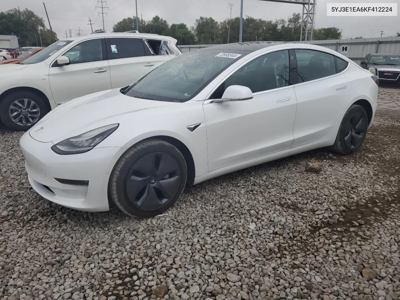 5YJ3E1EA6KF412224 2019 Tesla Model 3