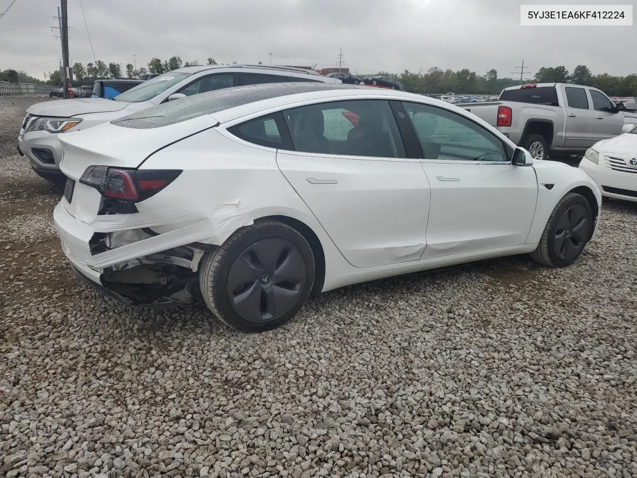 5YJ3E1EA6KF412224 2019 Tesla Model 3