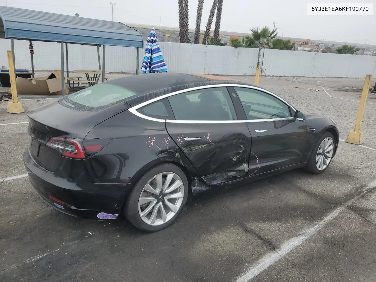 5YJ3E1EA6KF190770 2019 Tesla Model 3