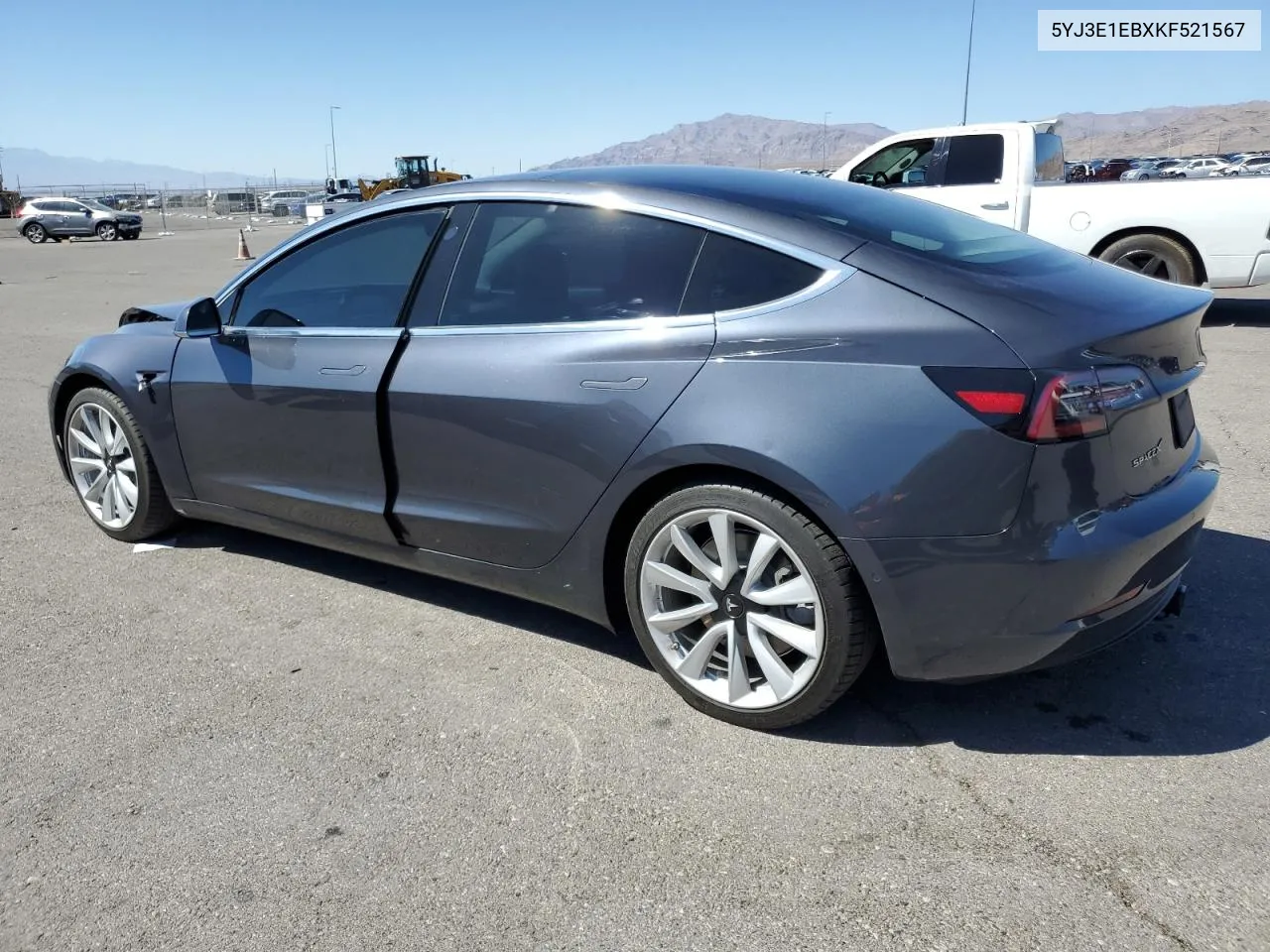 2019 Tesla Model 3 VIN: 5YJ3E1EBXKF521567 Lot: 72780884