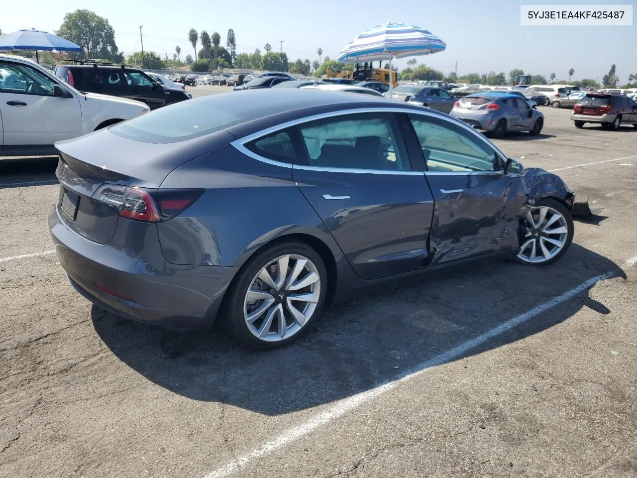 5YJ3E1EA4KF425487 2019 Tesla Model 3