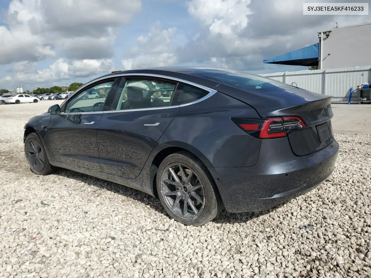 2019 Tesla Model 3 VIN: 5YJ3E1EA5KF416233 Lot: 72905064