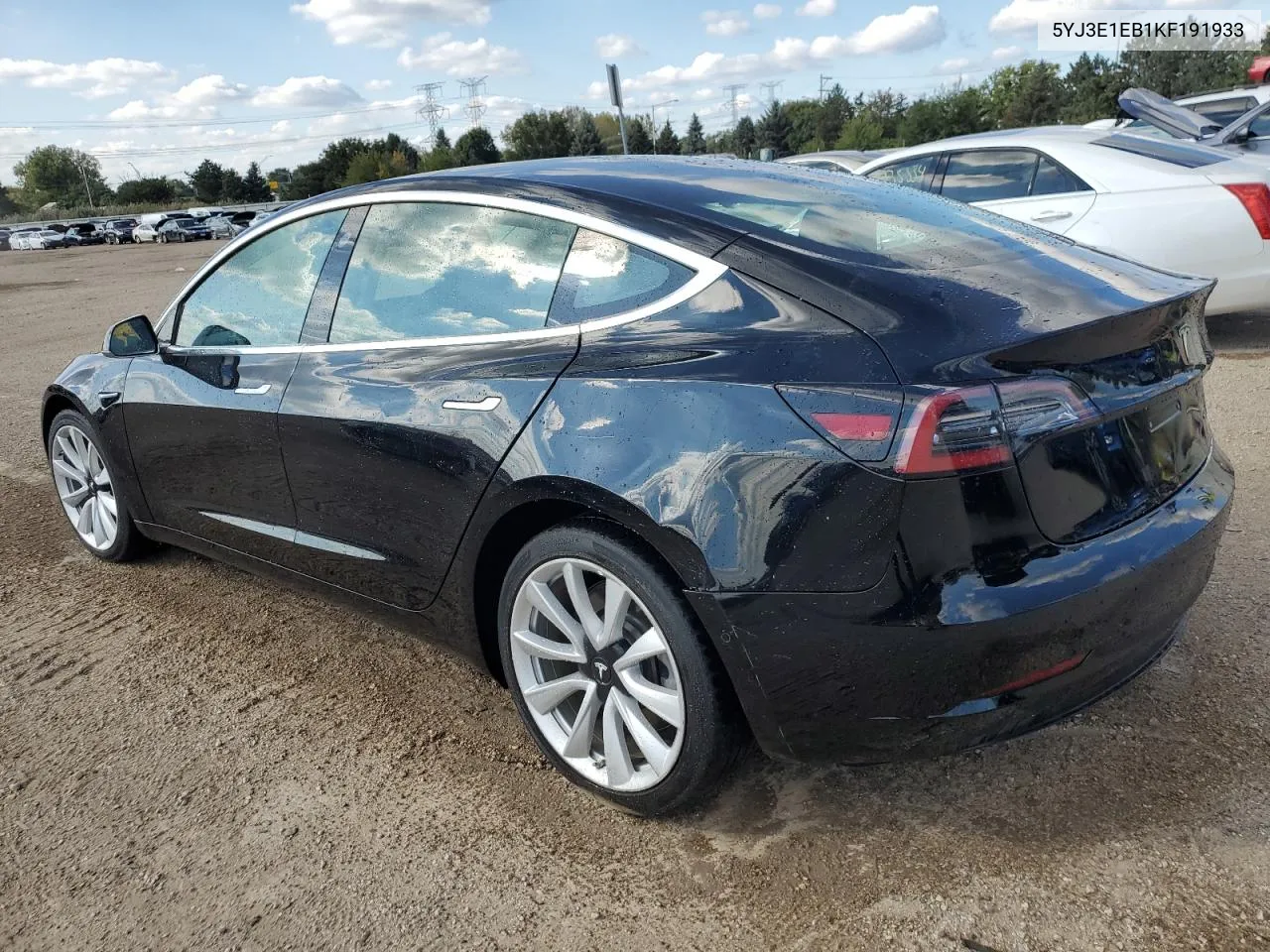 2019 Tesla Model 3 VIN: 5YJ3E1EB1KF191933 Lot: 73372294