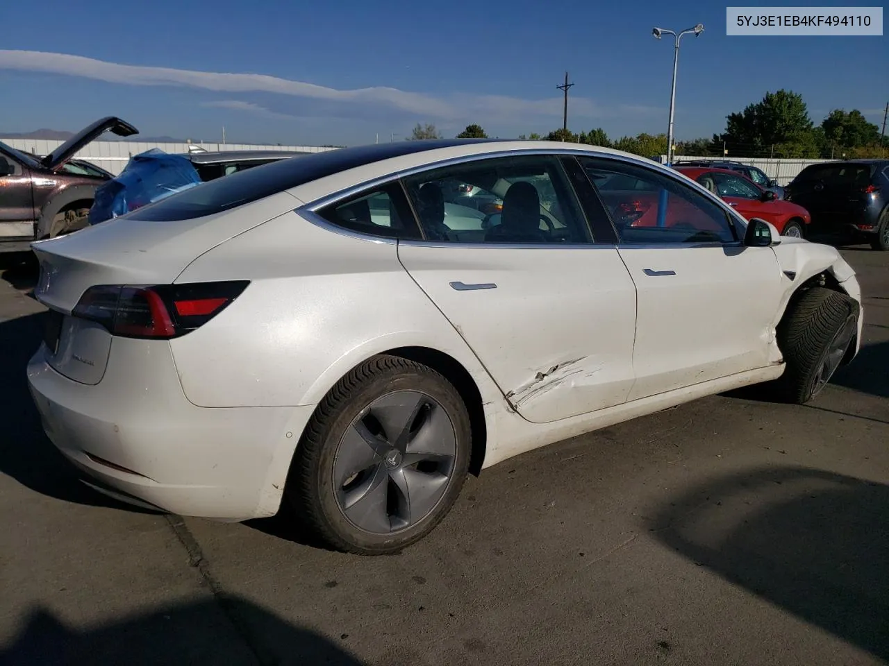 2019 Tesla Model 3 VIN: 5YJ3E1EB4KF494110 Lot: 73415764