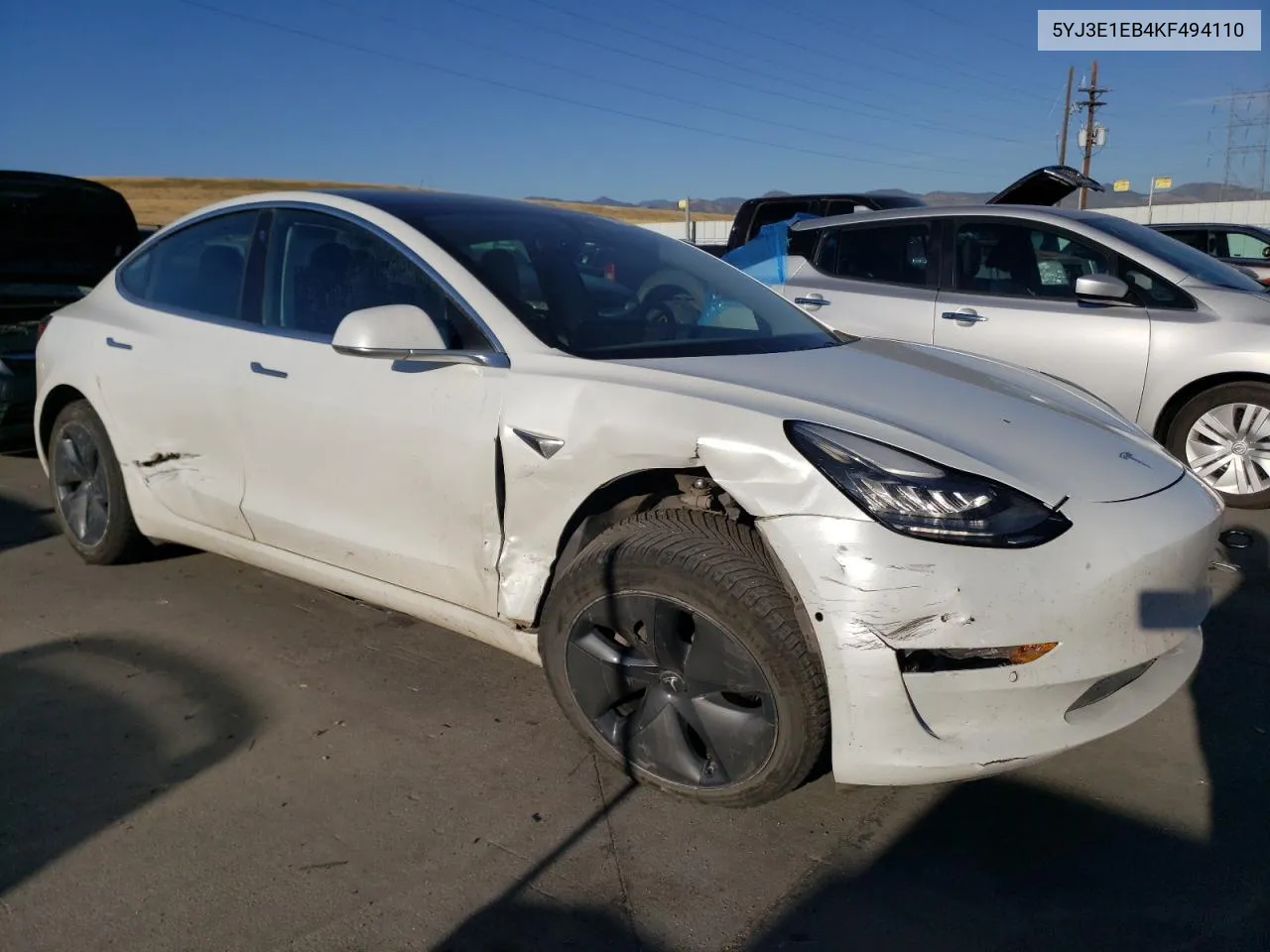 2019 Tesla Model 3 VIN: 5YJ3E1EB4KF494110 Lot: 73415764