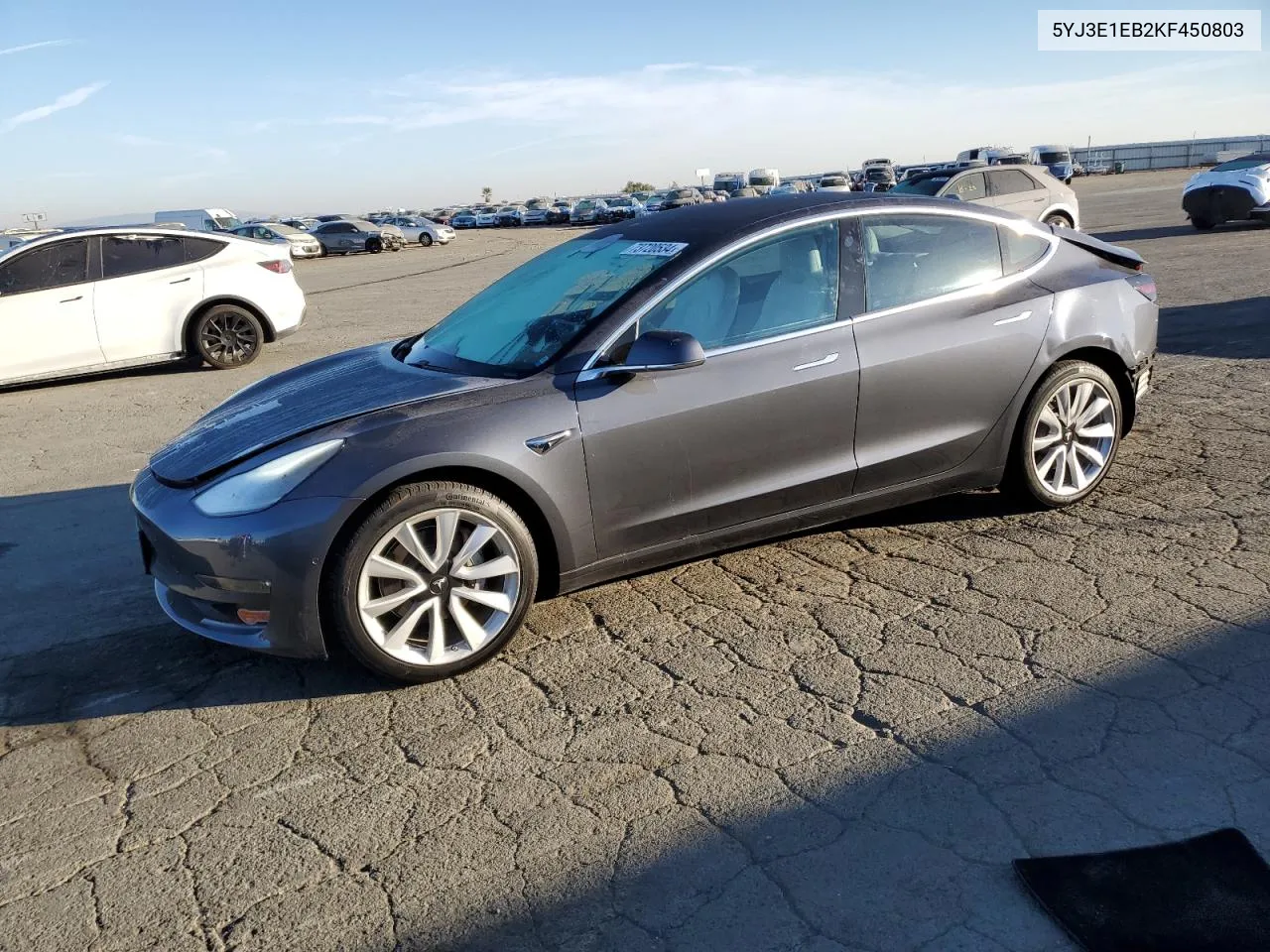 2019 Tesla Model 3 VIN: 5YJ3E1EB2KF450803 Lot: 73720534