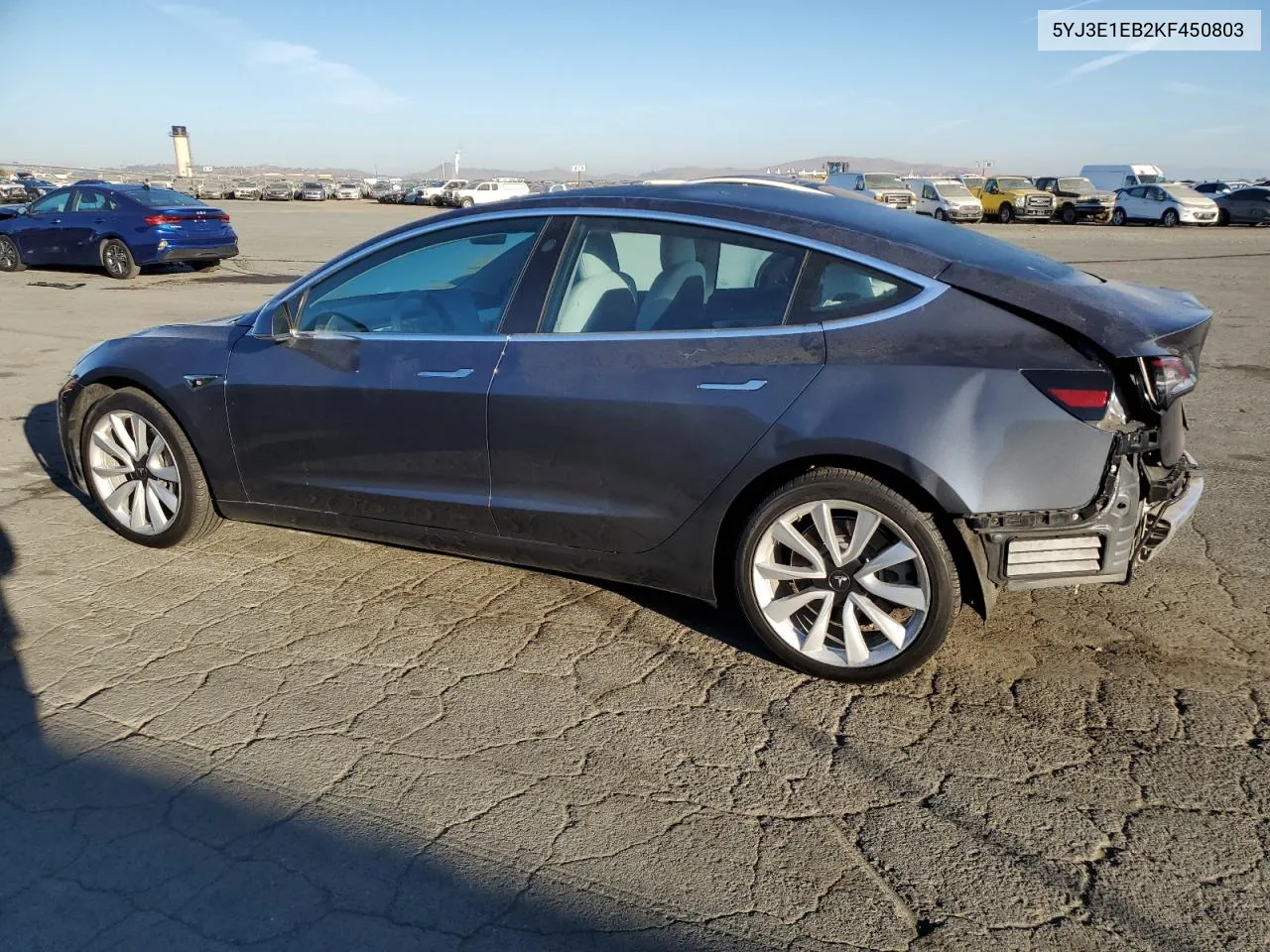 2019 Tesla Model 3 VIN: 5YJ3E1EB2KF450803 Lot: 73720534