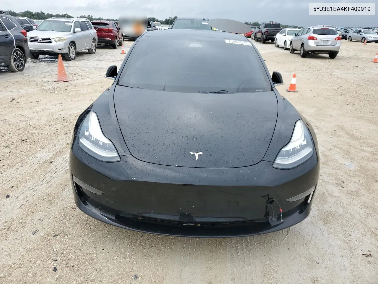 2019 Tesla Model 3 VIN: 5YJ3E1EA4KF409919 Lot: 73801094