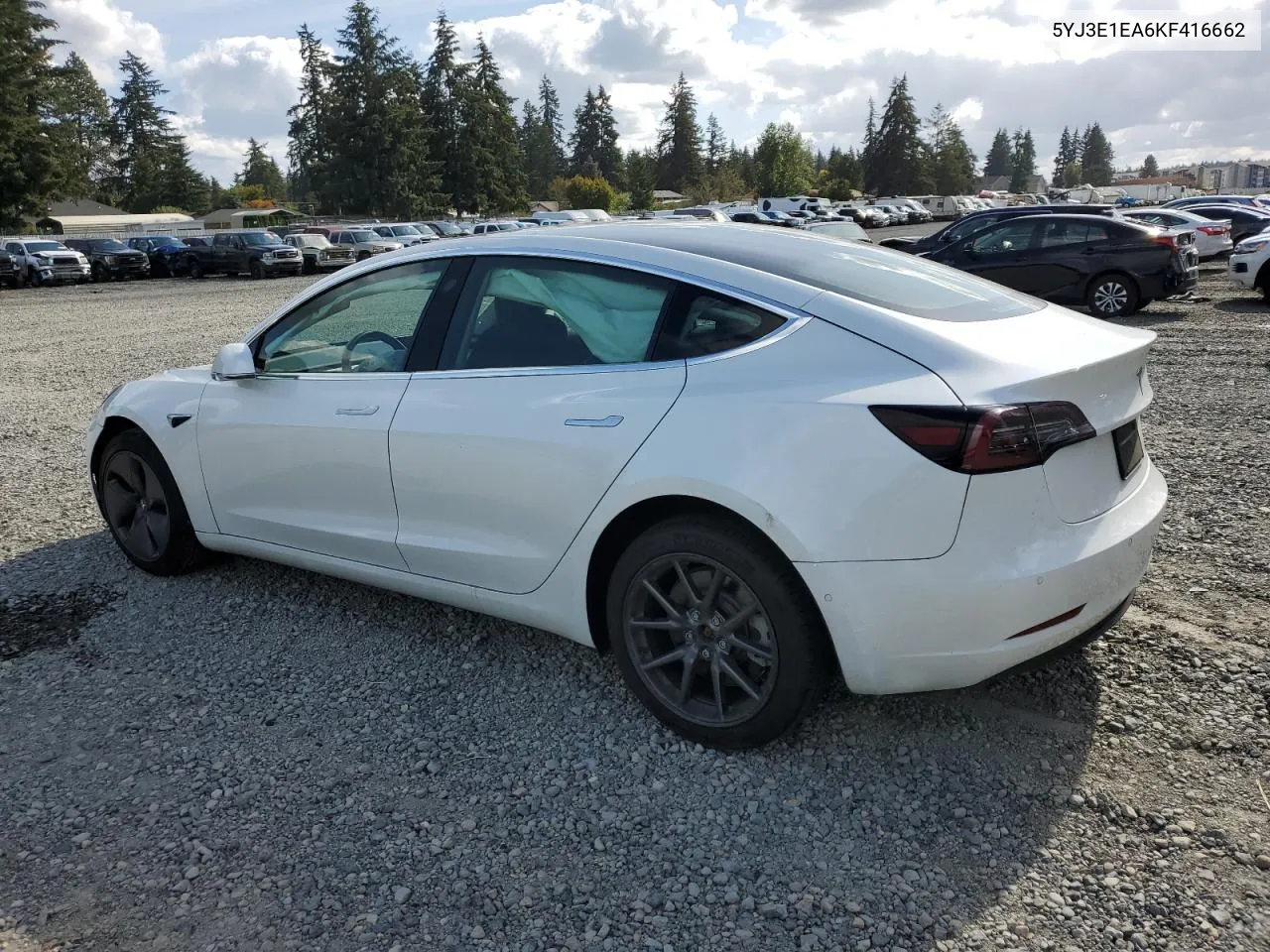 2019 Tesla Model 3 VIN: 5YJ3E1EA6KF416662 Lot: 73894704