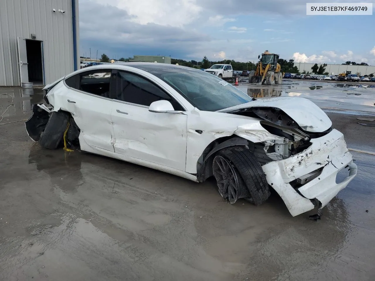 2019 Tesla Model 3 VIN: 5YJ3E1EB7KF469749 Lot: 73942924