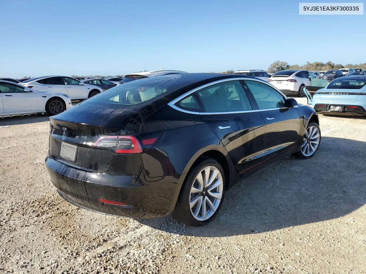 2019 Tesla Model 3 VIN: 5YJ3E1EA3KF300335 Lot: 74123274