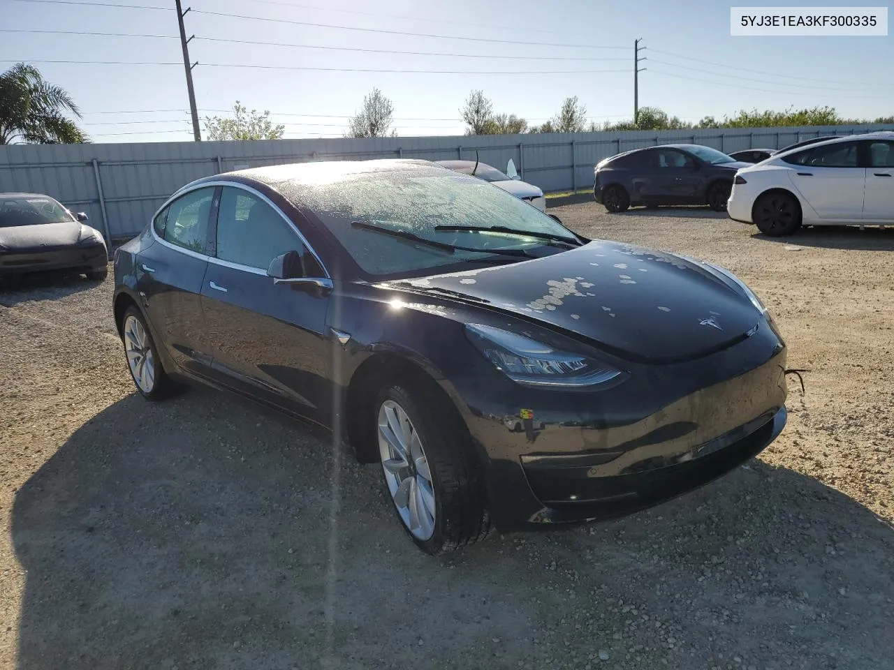 2019 Tesla Model 3 VIN: 5YJ3E1EA3KF300335 Lot: 74123274